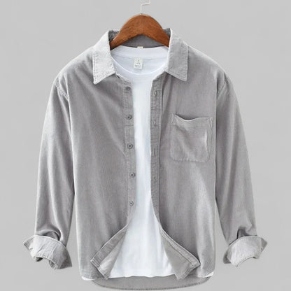 Rugged Men's Classic Cord Shirt