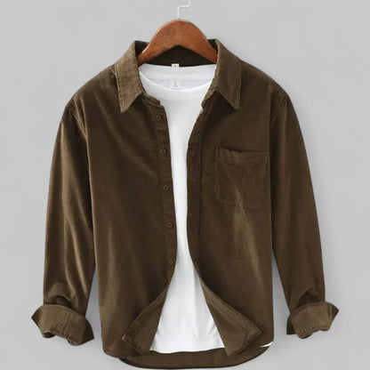 Rugged Men's Classic Cord Shirt