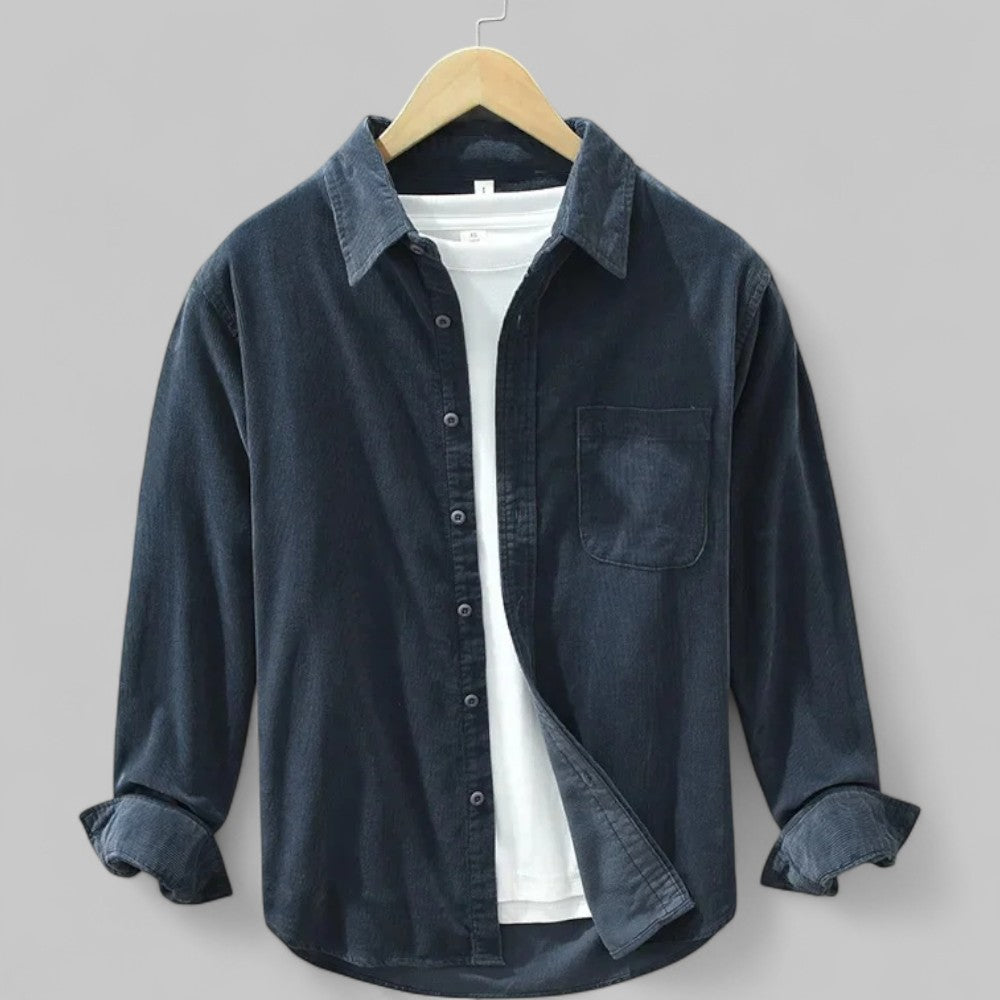 Rugged Men's Classic Cord Shirt