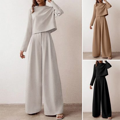 Chic 2-Piece Wide Leg Pants Set