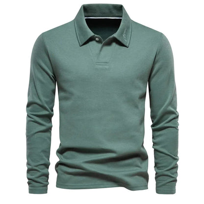 Classic Men's Polo Knit Sweater