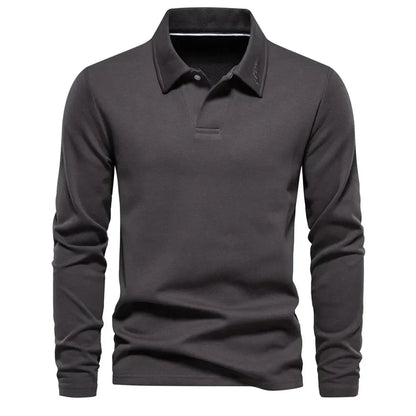 Classic Men's Polo Knit Sweater