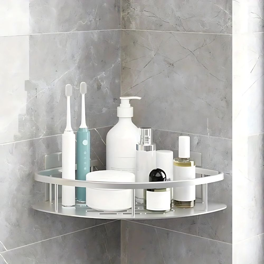 2-Tier Waterproof Bathroom Shelf