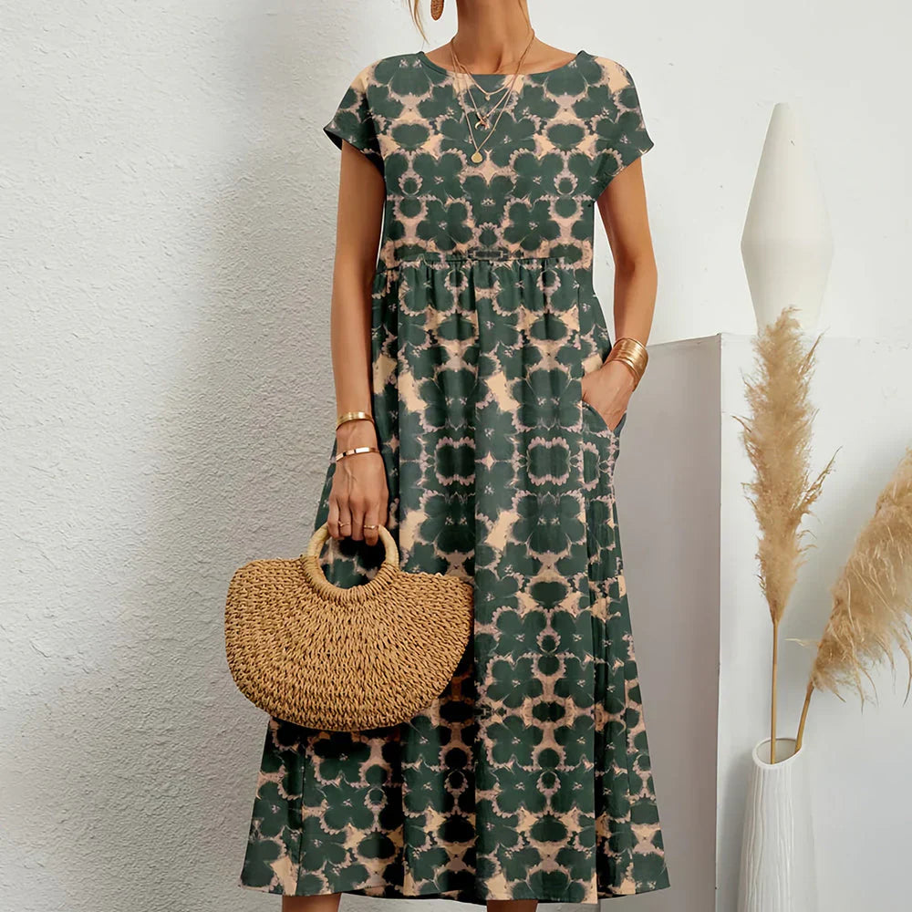 Relaxed Fit Summer Midi Dress for Women