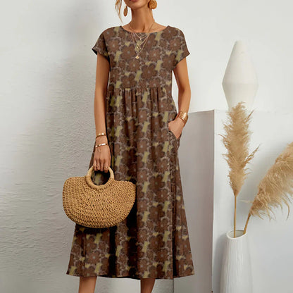 Comfy Summer Midi Dress for Women