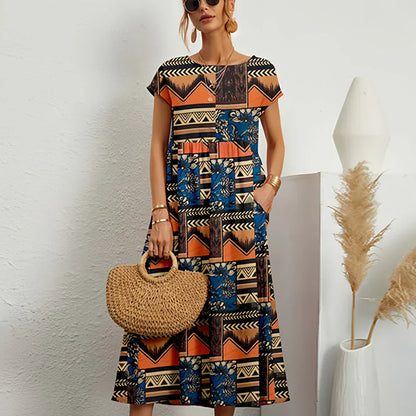 Comfy Summer Midi Dress for Women