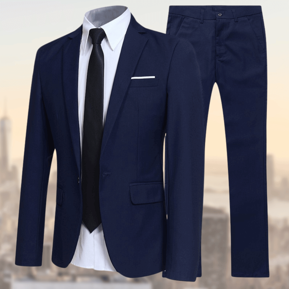 Slim Fit Men's 2 Piece Business Suit - Nocini