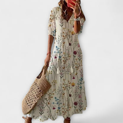 Vibrant Summer Maxi Dress for Women