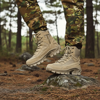 Grip Sole Military Boots - Pexav