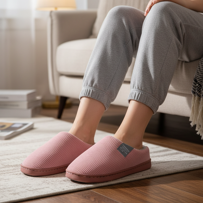 Grip Sole Cozy Slippers - Pexav