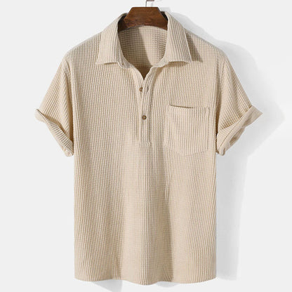 Classic Short Sleeve Polo Shirt with Pocket