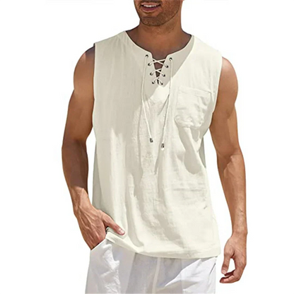 Relaxed Fit Mens Linen Casual Shirt