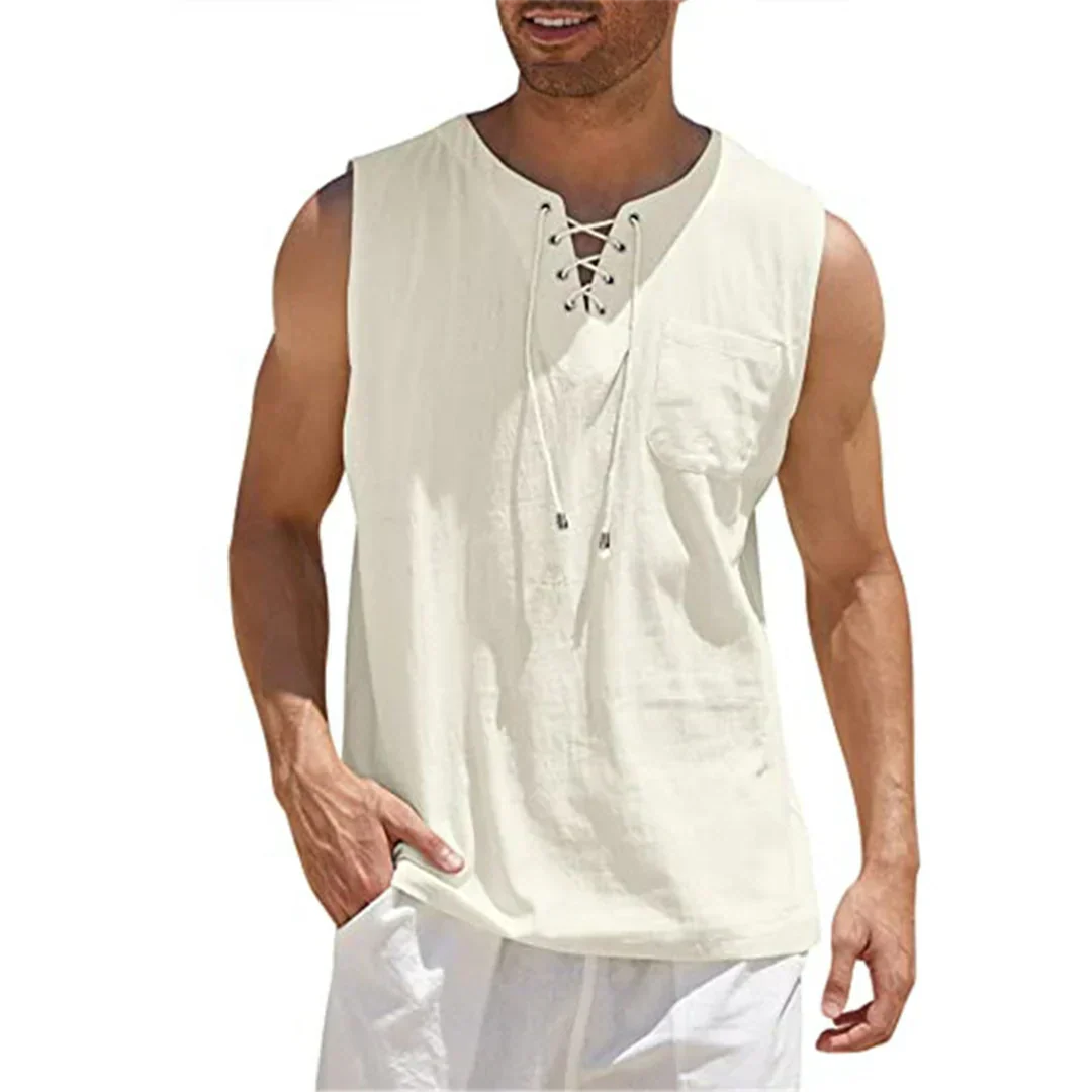 Relaxed Fit Men's Linen Shirt