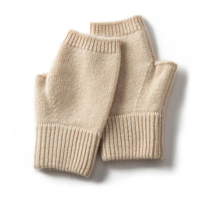 Warm Fit Fingerless Gloves | Thick Knit Cuff Gloves - Nocini