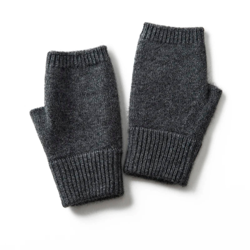 Warm Fit Fingerless Gloves | Thick Knit Cuff Gloves