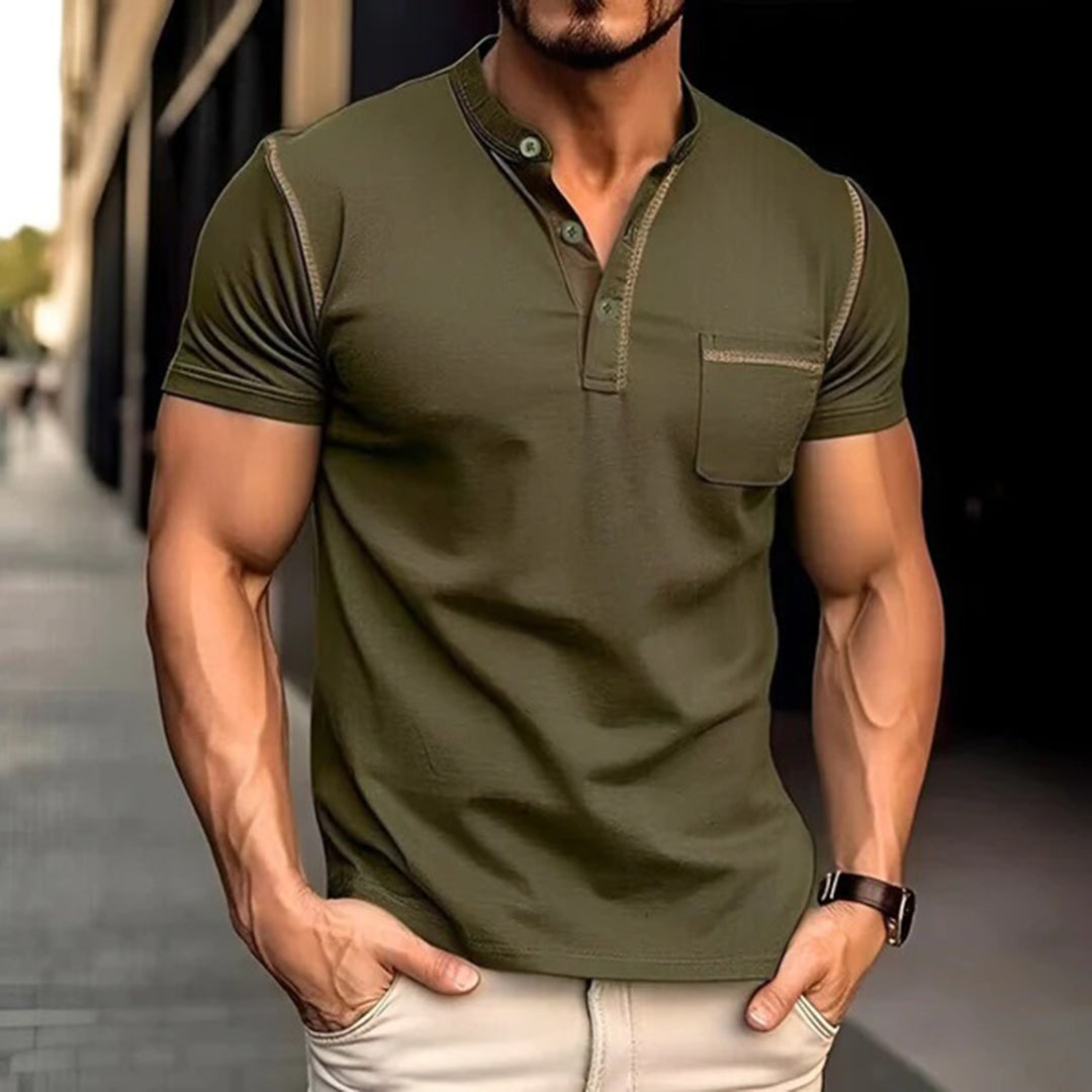 Classic Men's Short Sleeve Slim Fit T-Shirt