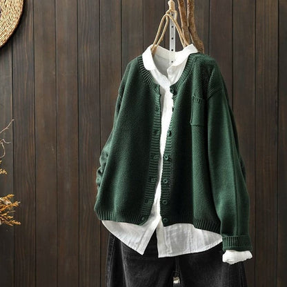 Cozy Oversized Knit Cardigan for Women