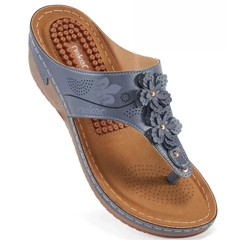 Comfortable Supportive Flat Sandal for Daily Use - Nocini