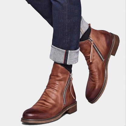 Men's Fashionable Low Heel Boots
