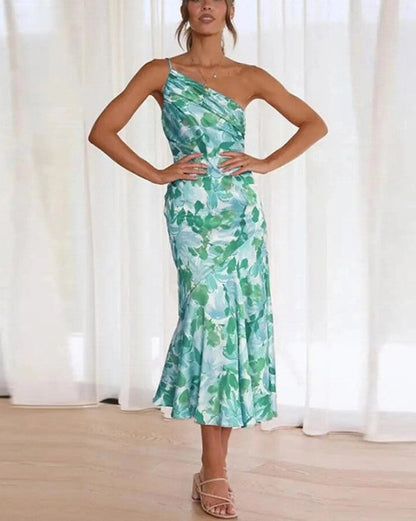 Elegant Long Floral Maxi Dress for Women