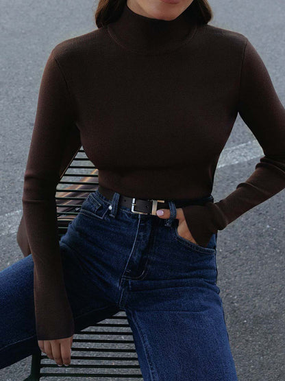 Classic Fit Women's Long Sleeve Sweater