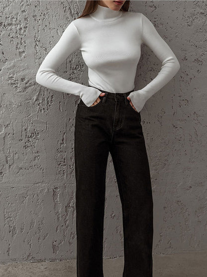Classic Fit Women's Long Sleeve Sweater