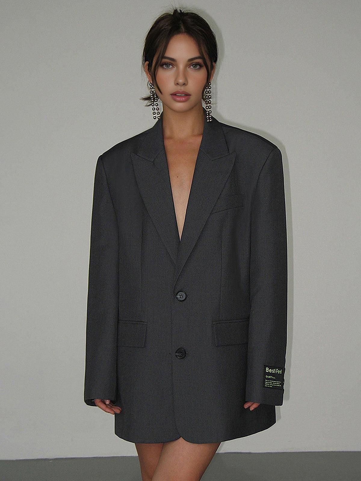 Women's Loose Fit Blazer | Traditional Style Jacket