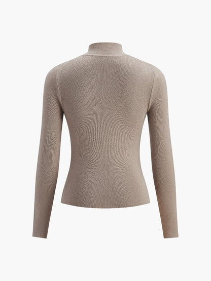 Classic Fit Women's Long Sleeve Sweater