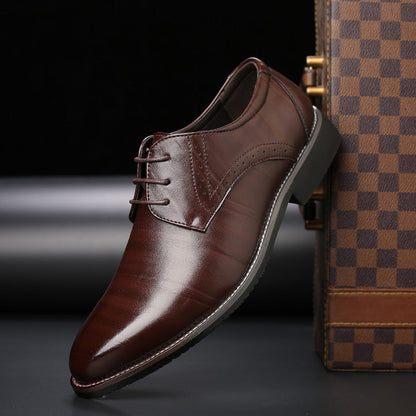 Men's Leather Lace Up Dress Shoes - Nocini