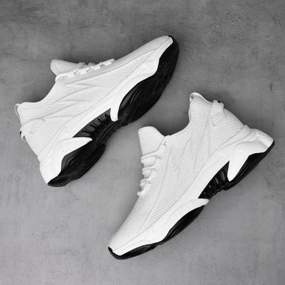 Trendy Men's Thick Sole Casual Sneakers