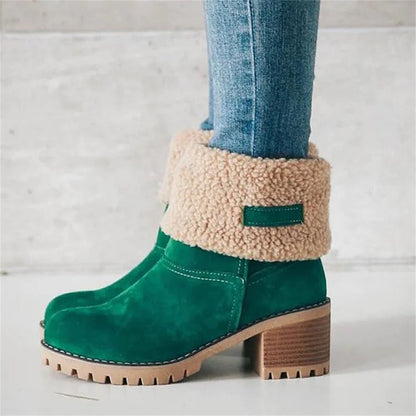 Warm Waterproof Insulated Winter Boots for Women