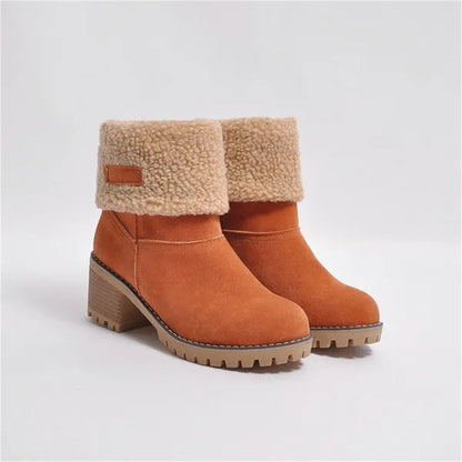 Warm Waterproof Insulated Winter Boots for Women