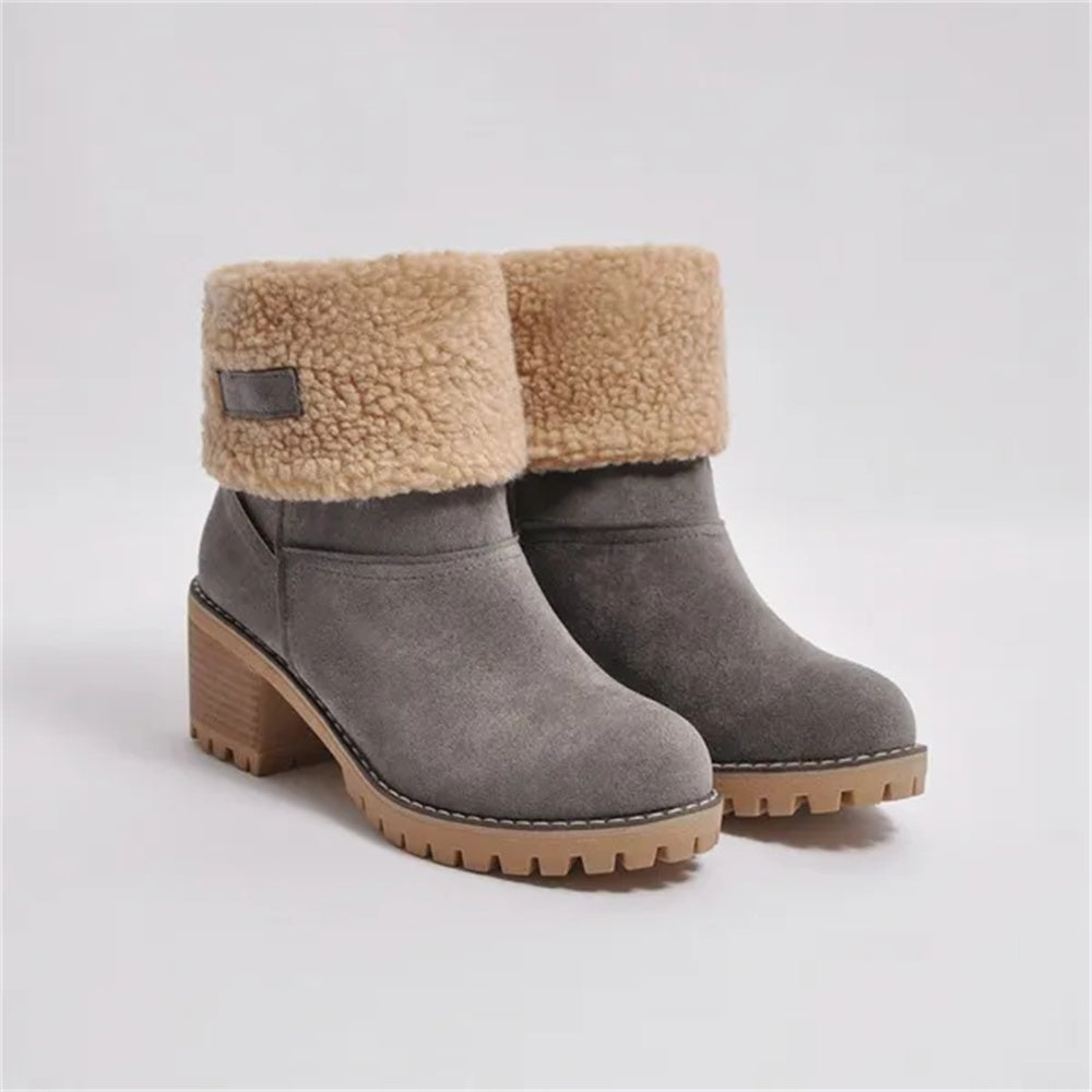 Warm Waterproof Insulated Winter Boots for Women