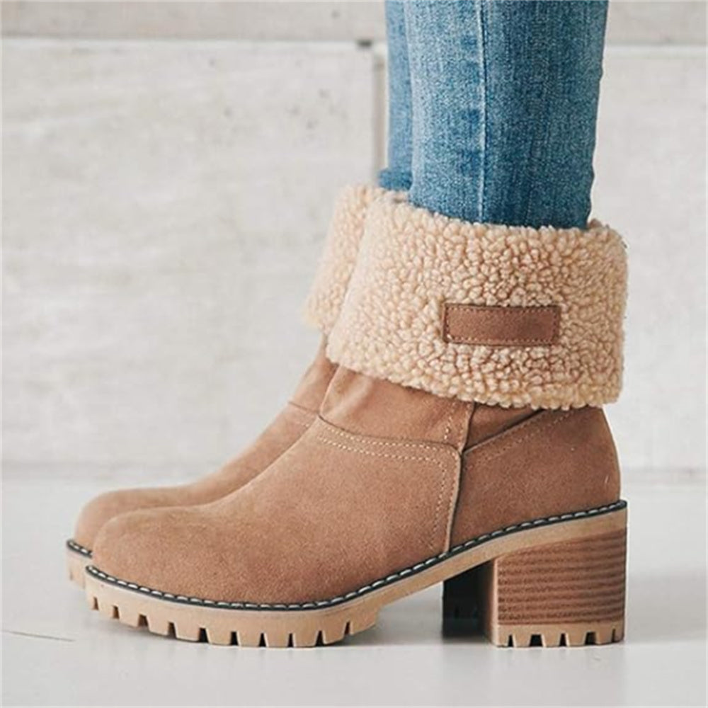 Warm Waterproof Insulated Winter Boots for Women