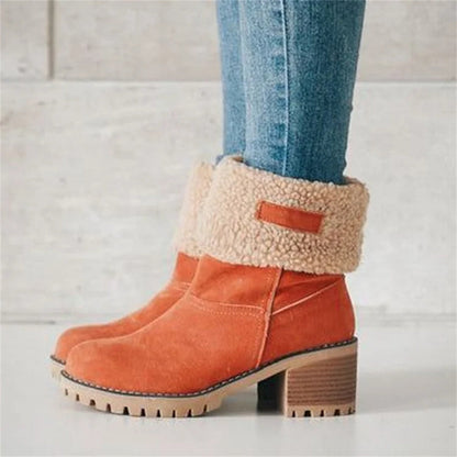 Warm Waterproof Insulated Winter Boots for Women