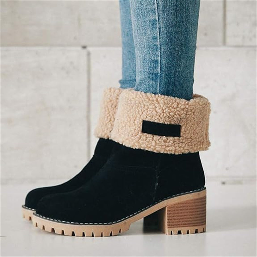 Warm Waterproof Insulated Winter Boots for Women