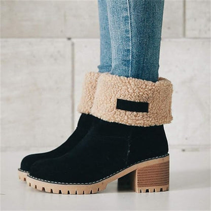 Warm Waterproof Insulated Winter Boots for Women