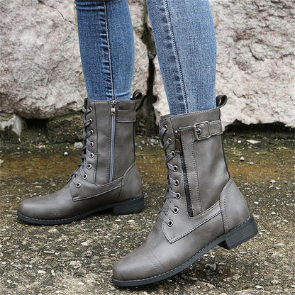 Comfortable Side Zip Ankle Orthopedic Boots