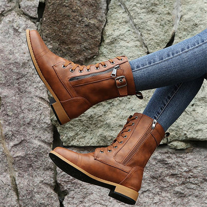 Comfortable Side Zip Ankle Orthopedic Boots