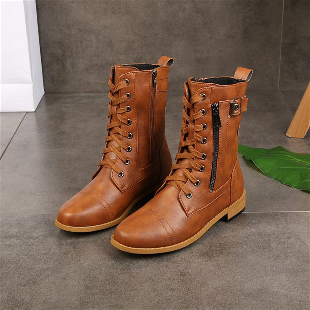 Comfortable Side Zip Ankle Orthopedic Boots