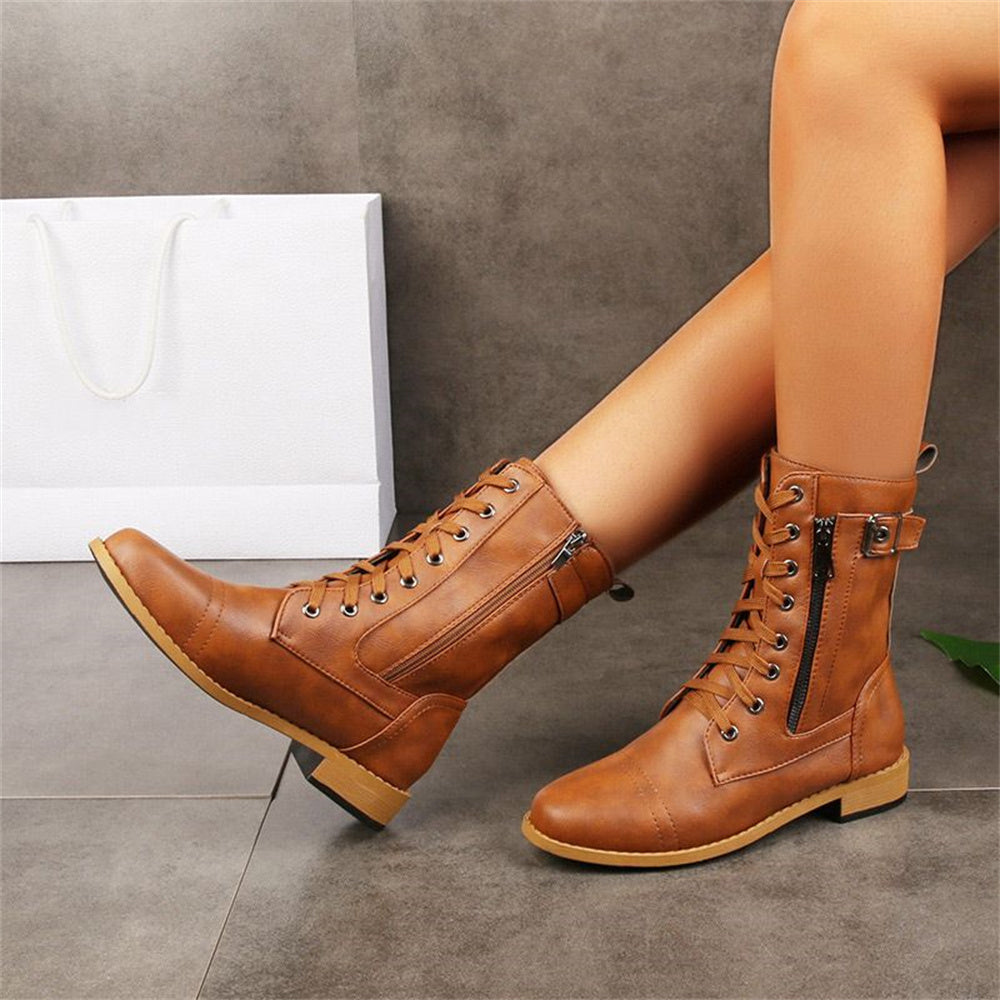 Comfortable Side Zip Ankle Orthopedic Boots