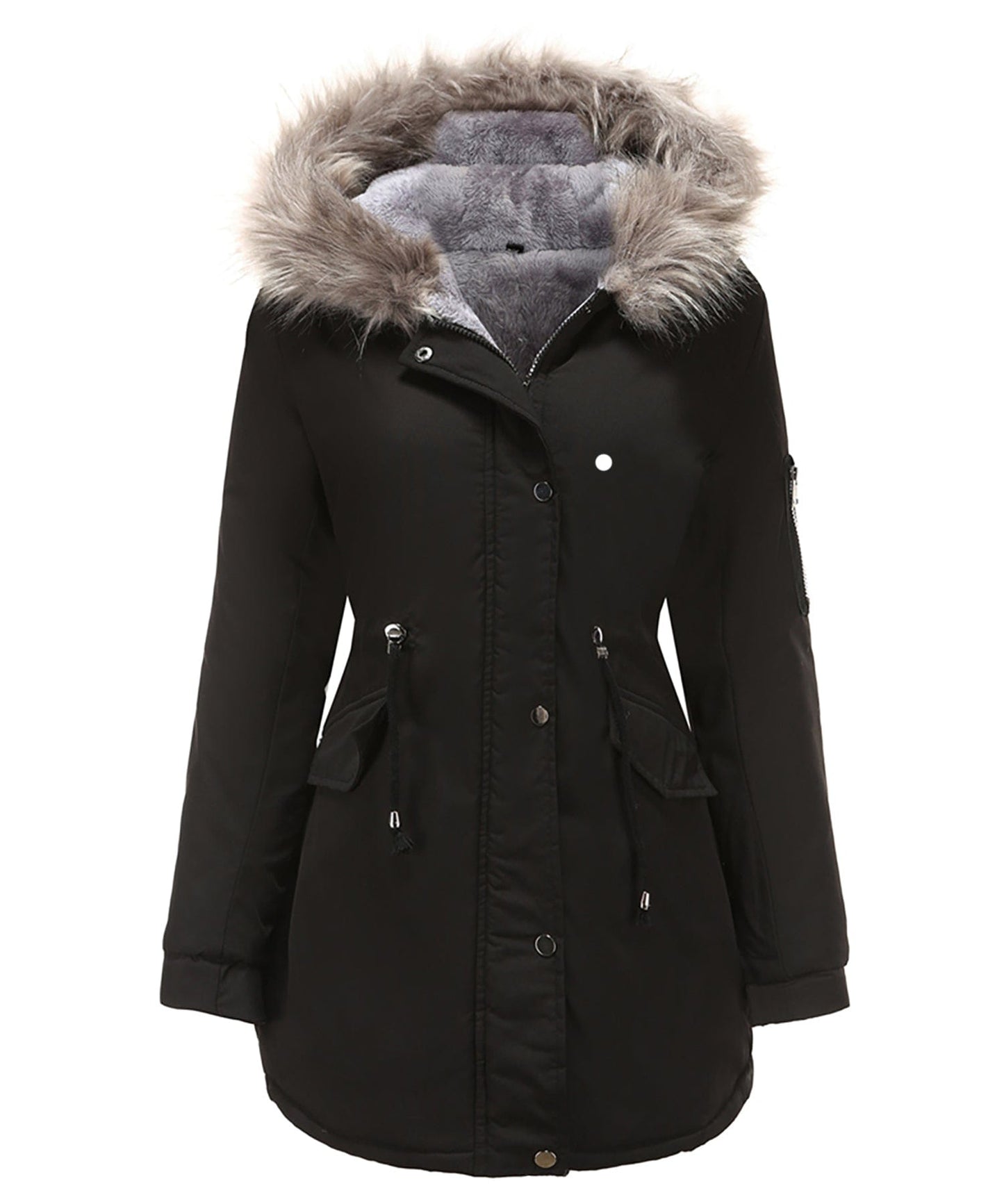 Warm Women's Down Parka Jacket - Nocini