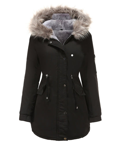 Warm Women's Down Parka Jacket - Nocini