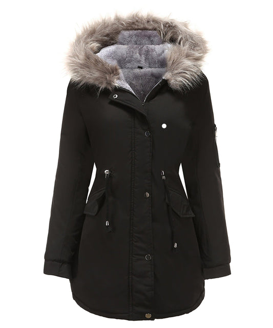 Warm Women's Down Parka Jacket - Nocini