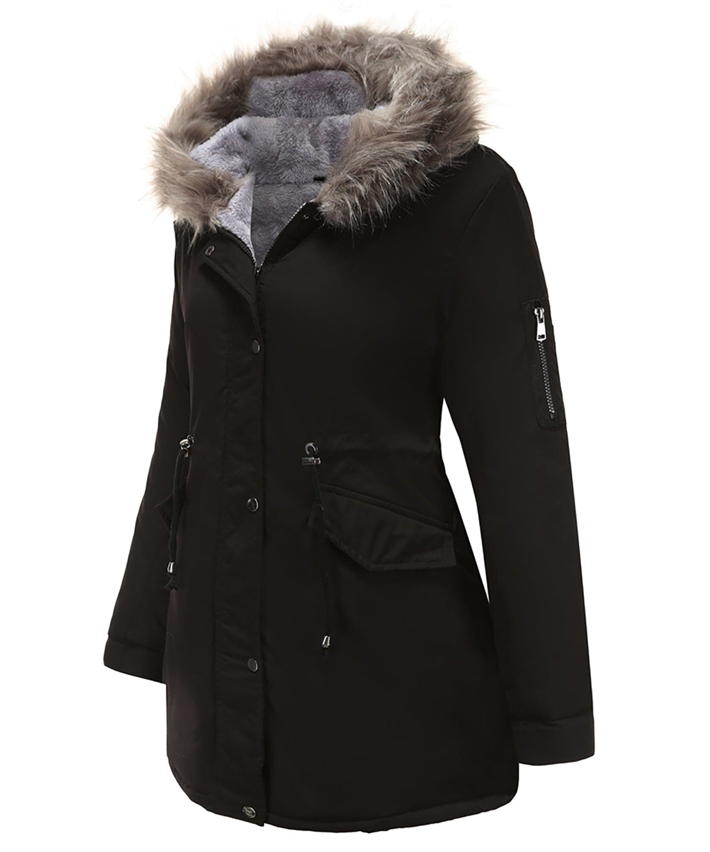 Warm Women's Down Parka Jacket