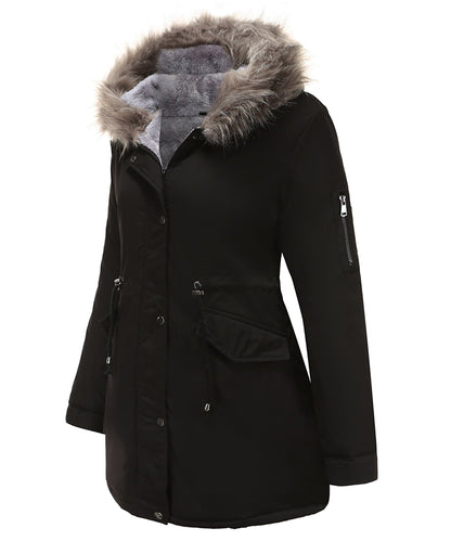 Warm Women's Down Parka Jacket