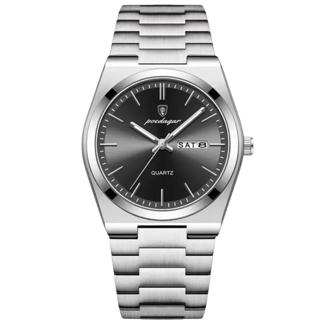 Traditional Leather Mens Watch 41mm