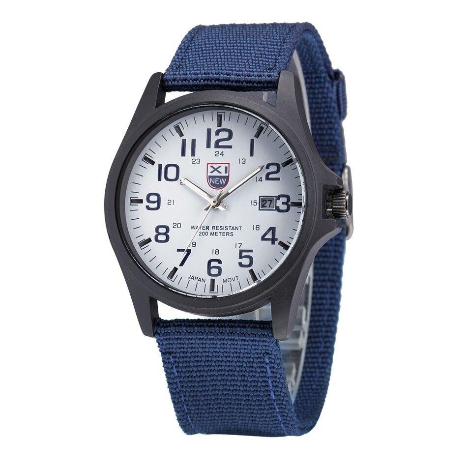 Classic Men's Watch - Simple Analog Face - Glow Hands