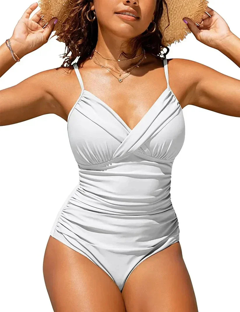 Women's Boost Bra Swimwear V Neck Top
