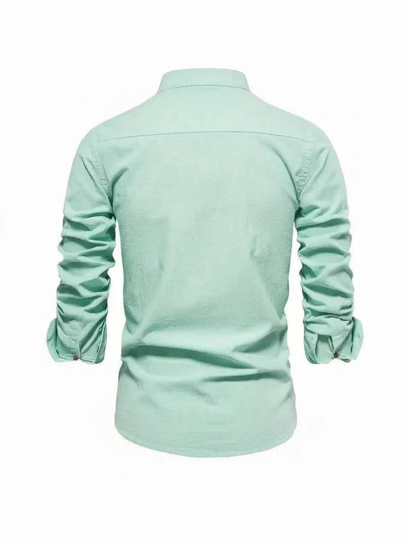 Casual Button Down Men's Shirt